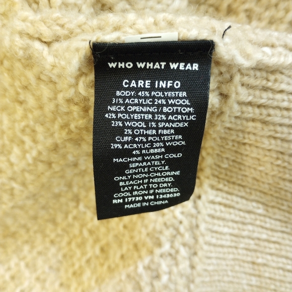 Who What Wear Texture-Stitch Cardigan, Sz XL - Picture 9 of 10